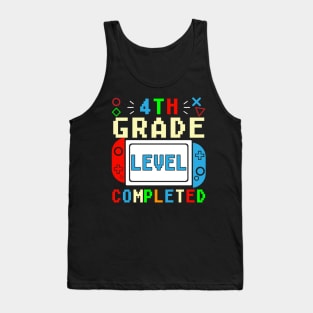 4TH Grade Level Completed Video Game Tank Top